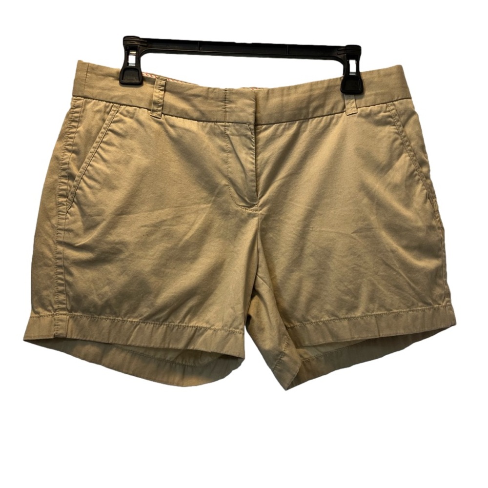 Women’s J. Crew Khaki Shorts Size 8 100% Cotton